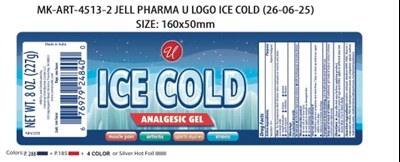 Label (Jell Pharma U Logo Ice Cold)